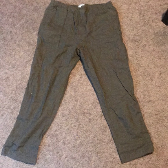 Your neighbors.  Thin linen pants - Picture 1 of 3